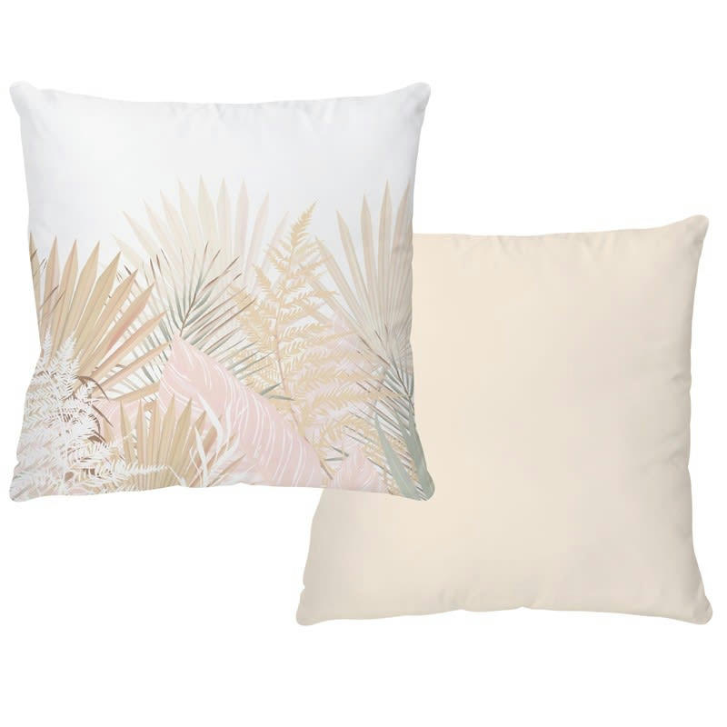 GAÏA - Coussin 40x40cm Multicolore Feuillage