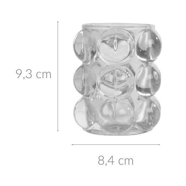 Świecznik ze zdobieniami ARTY, Ø 8,4 cm