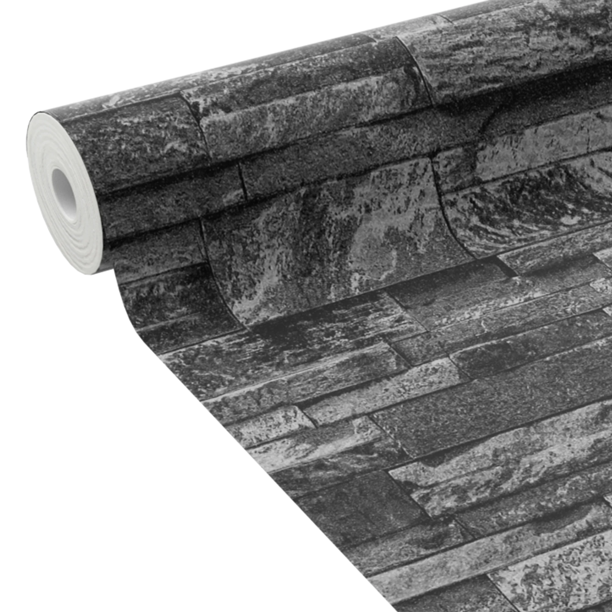 Papier peint intissé PAREMENT coloris anthracite