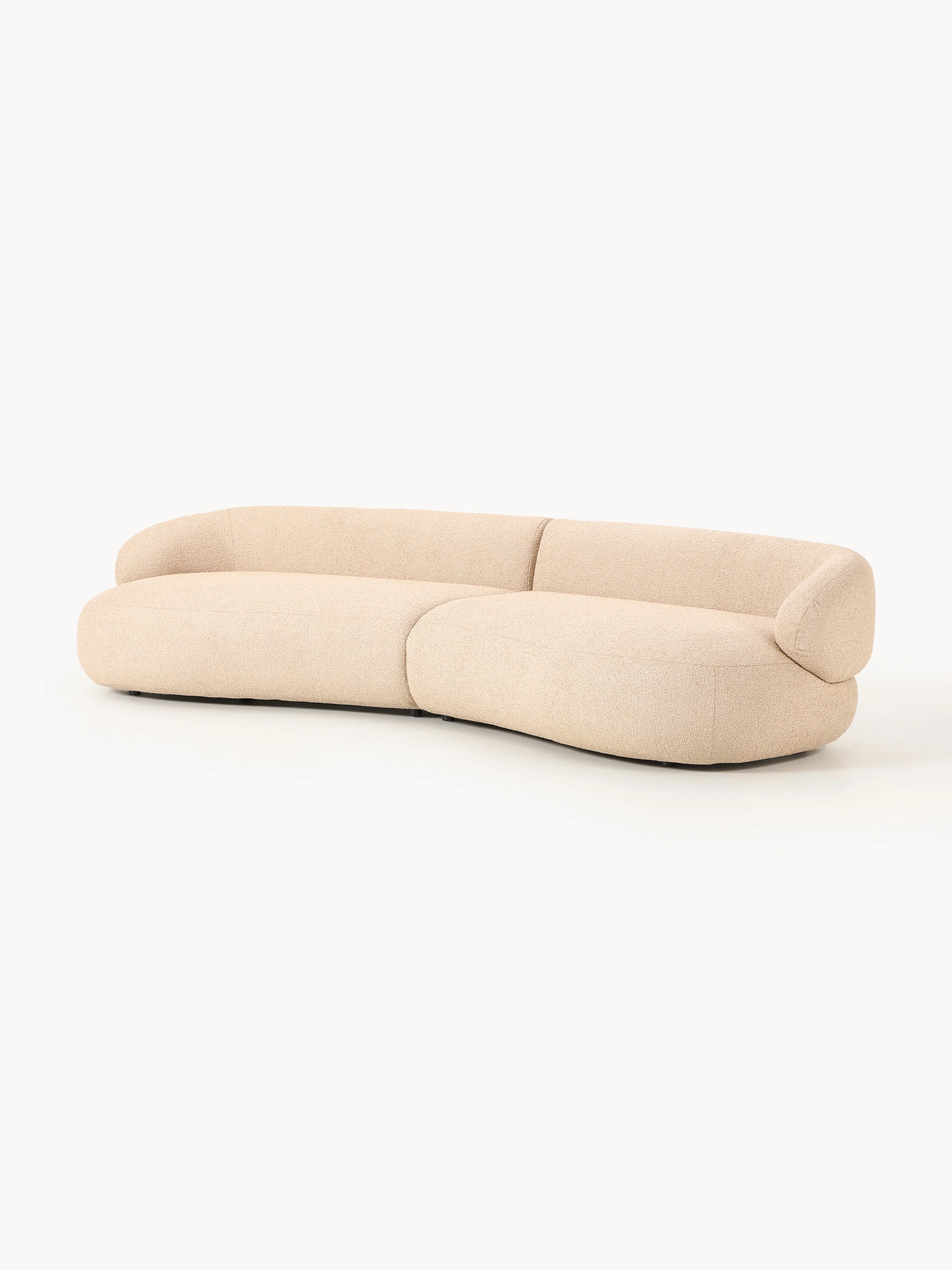 Bouclé-Sofa Alba (4-Sitzer)