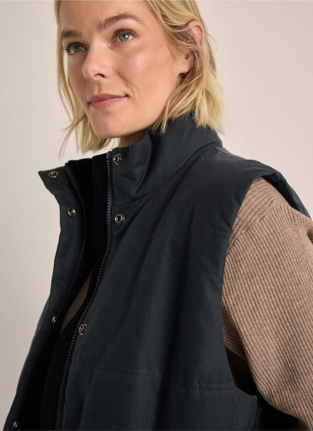 Women's Vintage Wax Padded Vest