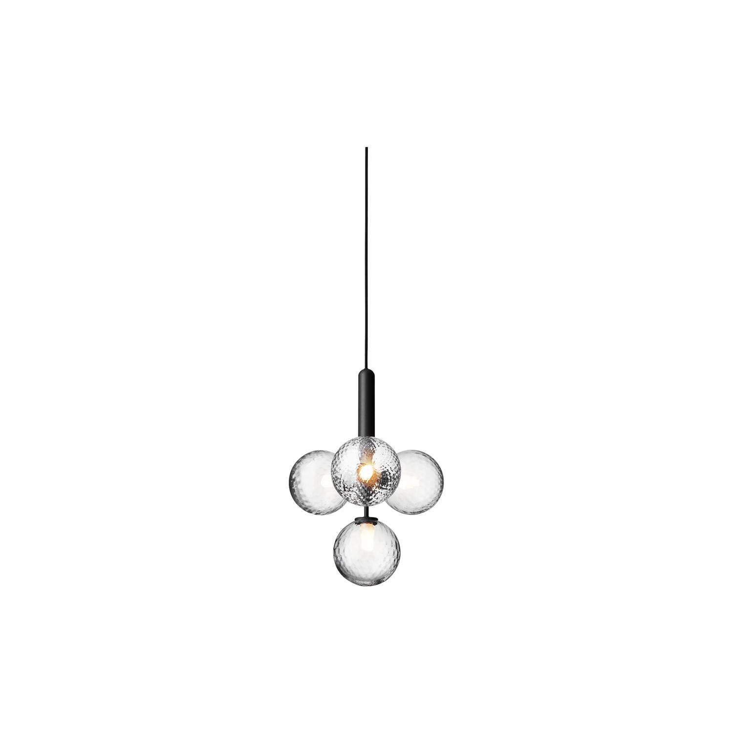 Miira 4 Pendant, rock grey/optic clear