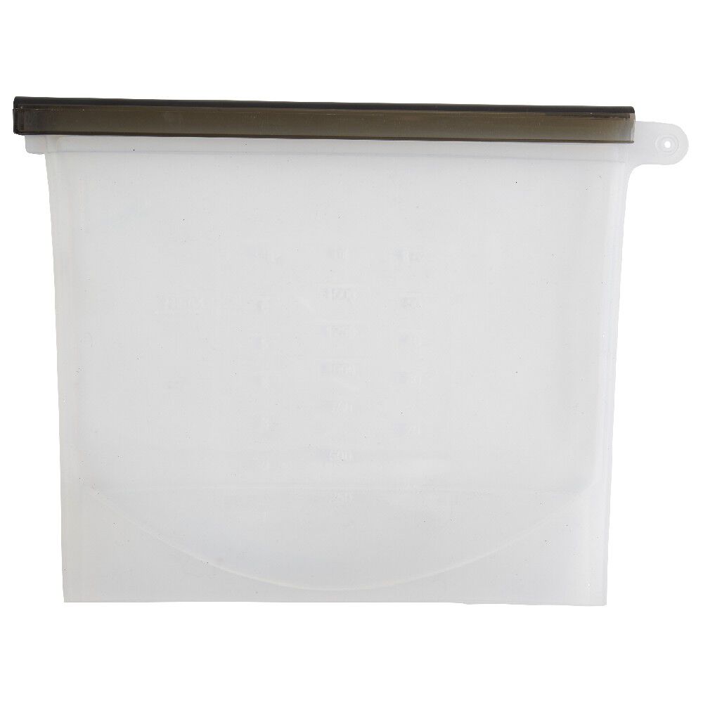 Sac de conservation alimentaire x2 silicone réutilisable 1,5L