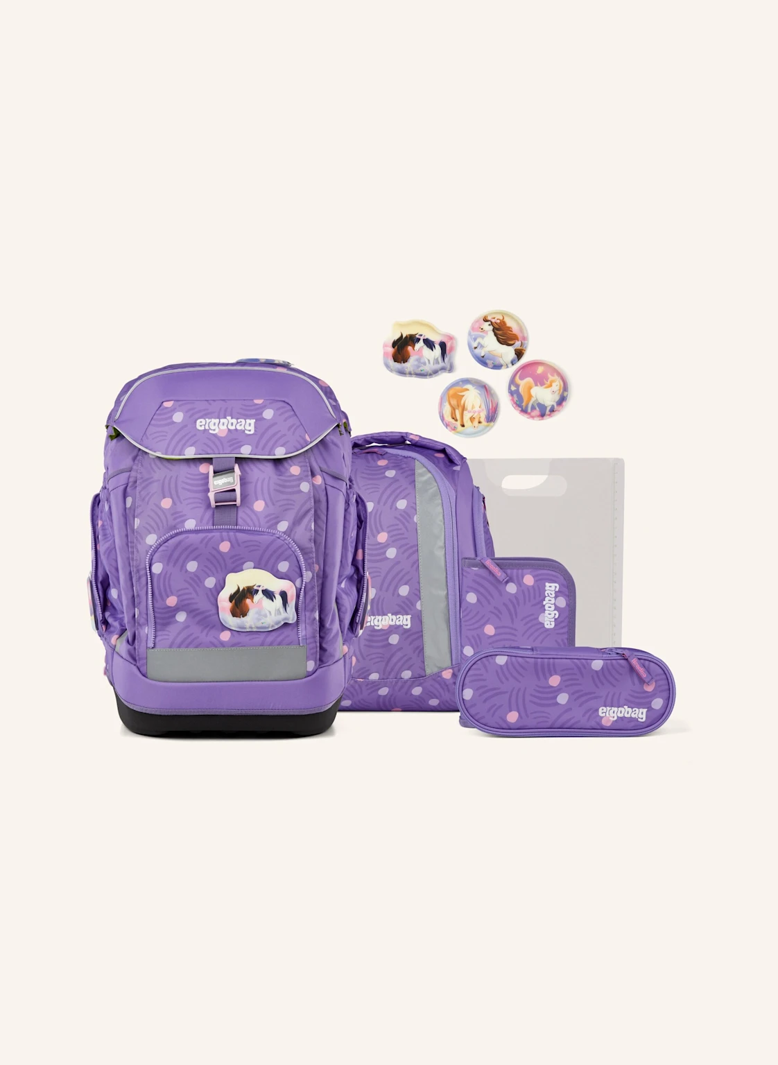 ergobag Schulranzen-Set PACK SET