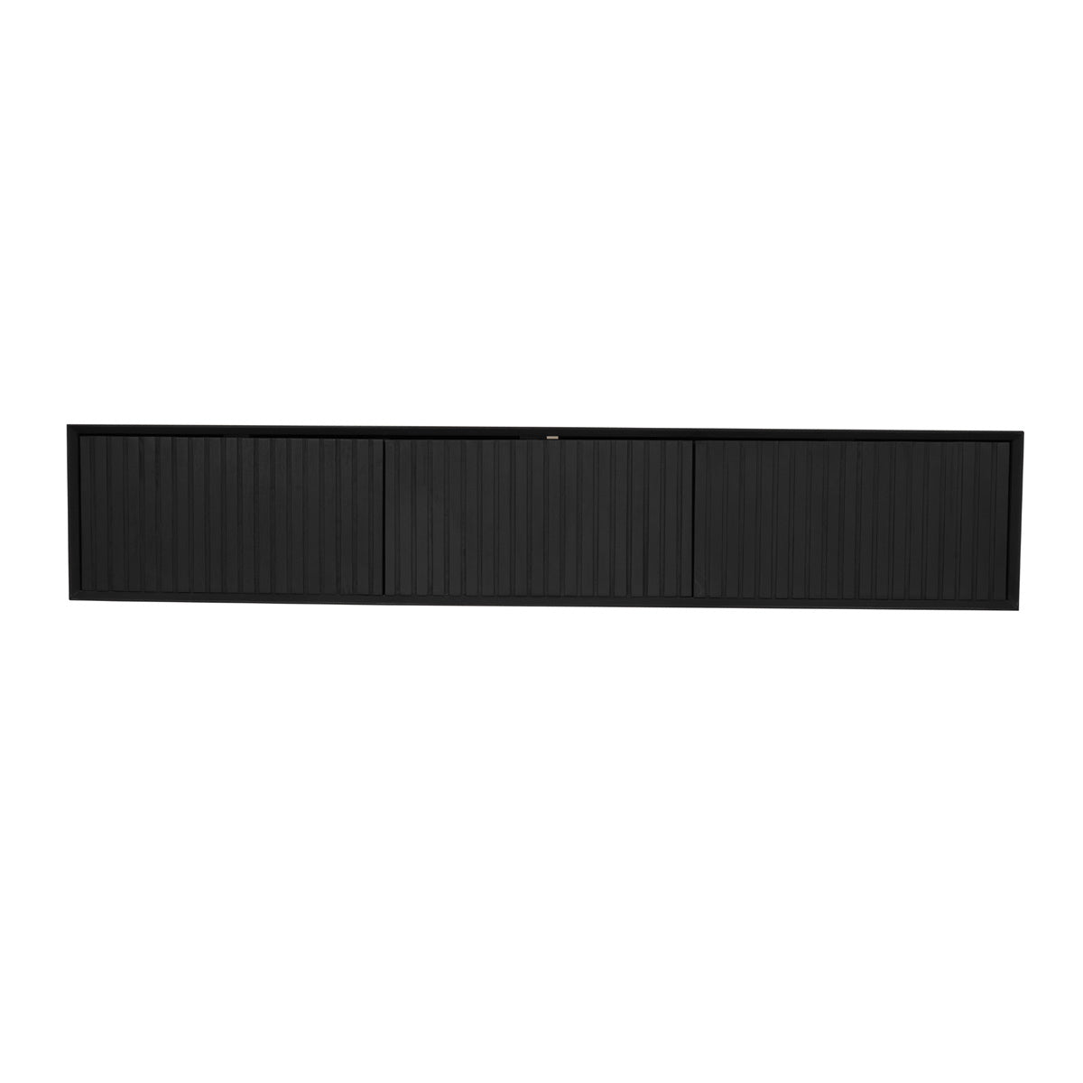 StarFurn Zwevend Tv-meubel Madison - Zwart Hout - 160x35x30cm