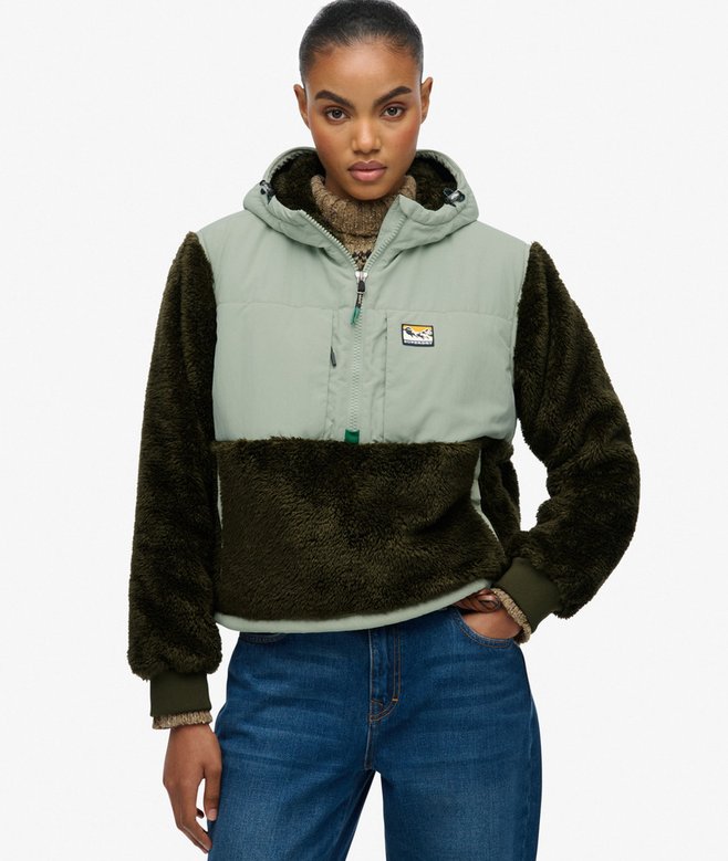 Super Soft Hybrid Half Zip Jacket