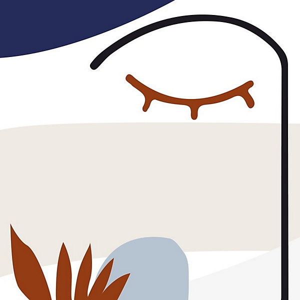 Crédence pour salle de bain en PVC design bleu 140x30 cm (en 2 bandeaux)