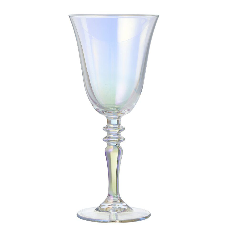 Verre à vin irisé transparent 27cl x4