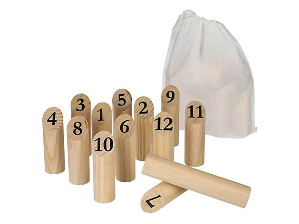 Jeu de quilles nordique en bois