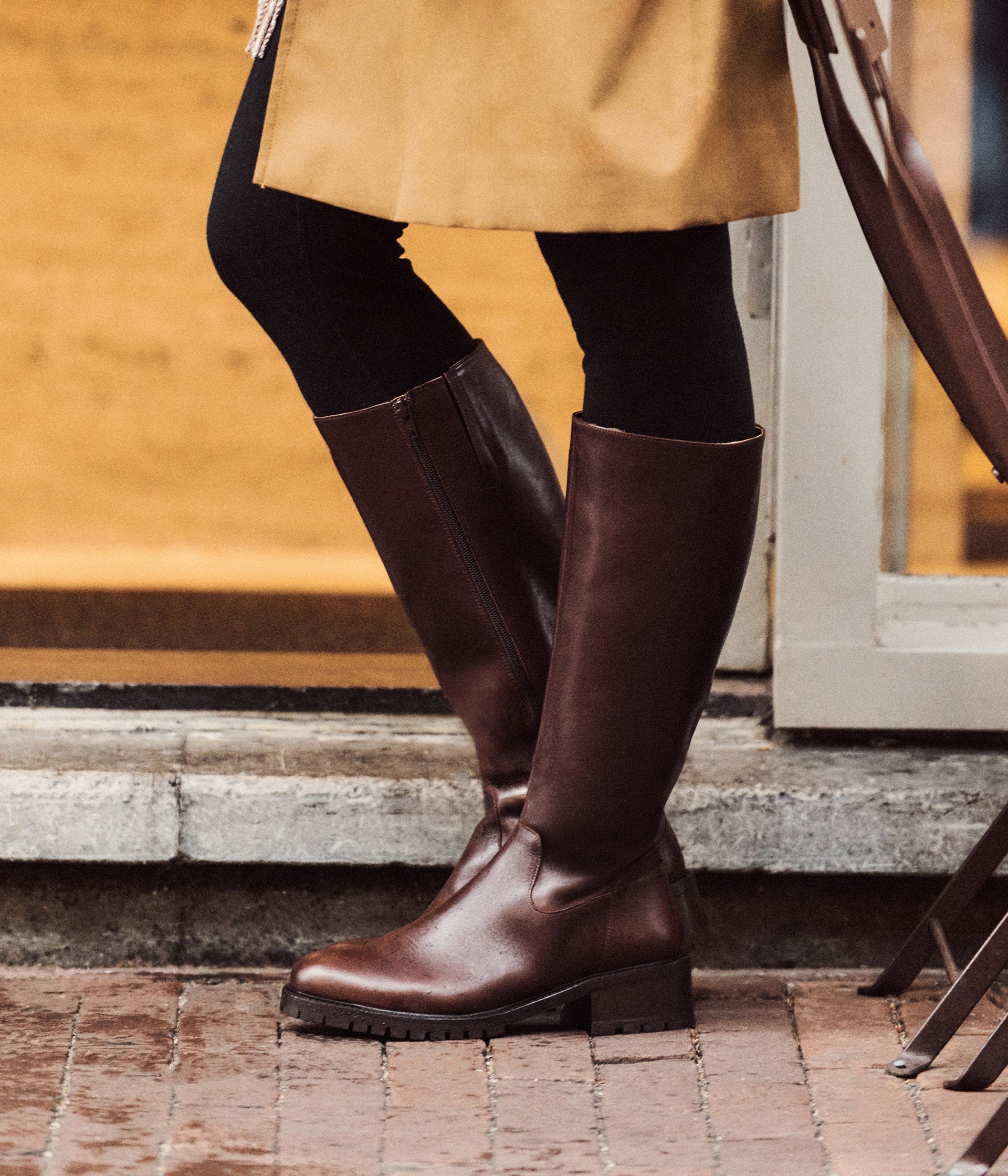 Bottes cuir choco Léandro - Mollet L