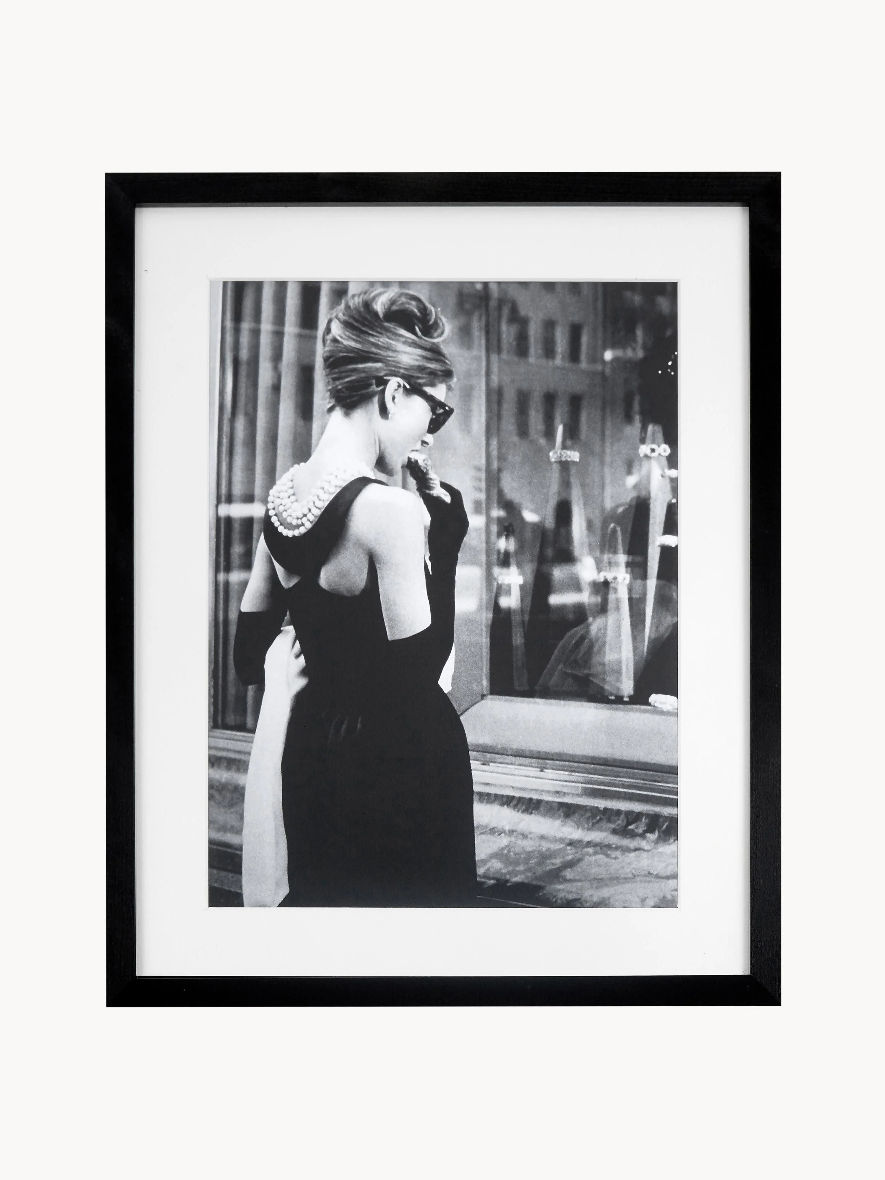 Gerahmter Digitaldruck Breakfast at Tiffany's