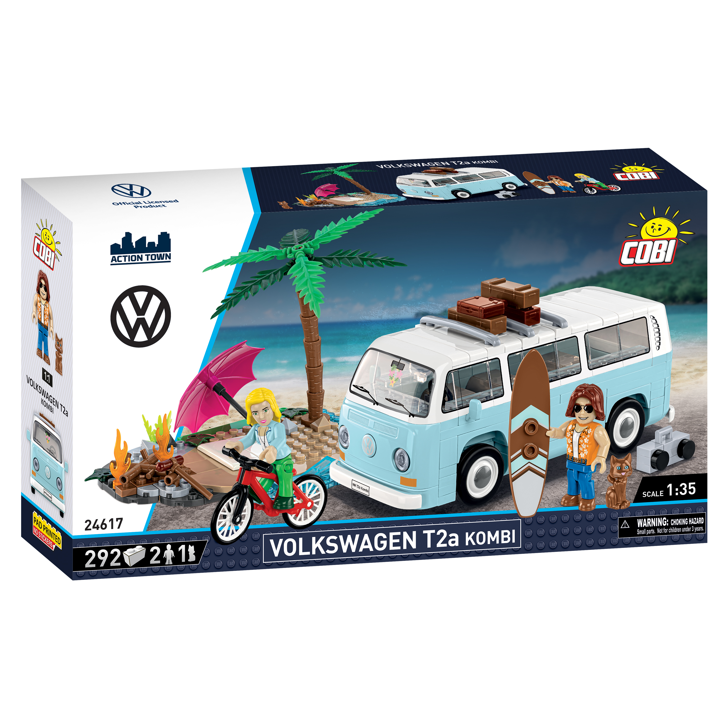 COBI Volkswagen T2a Kombi Van Set 1:35
