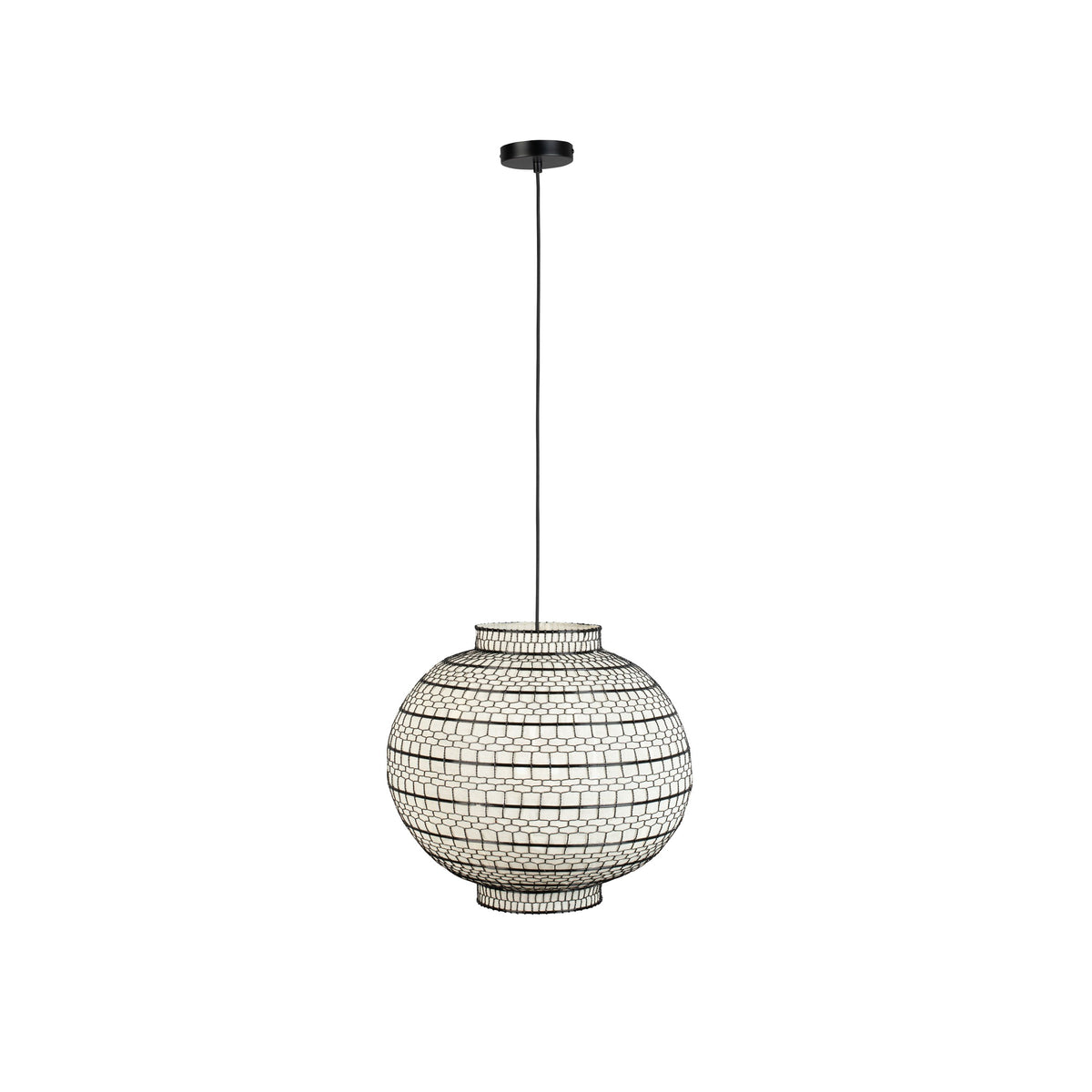 Dutchbone Ming Hanglamp Rond 45 cm - Wit