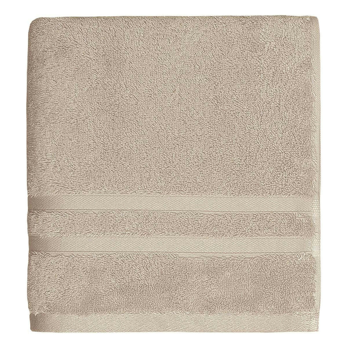 SENSILK - Drap de bain 600 gr/m²  sable 70x140 cm