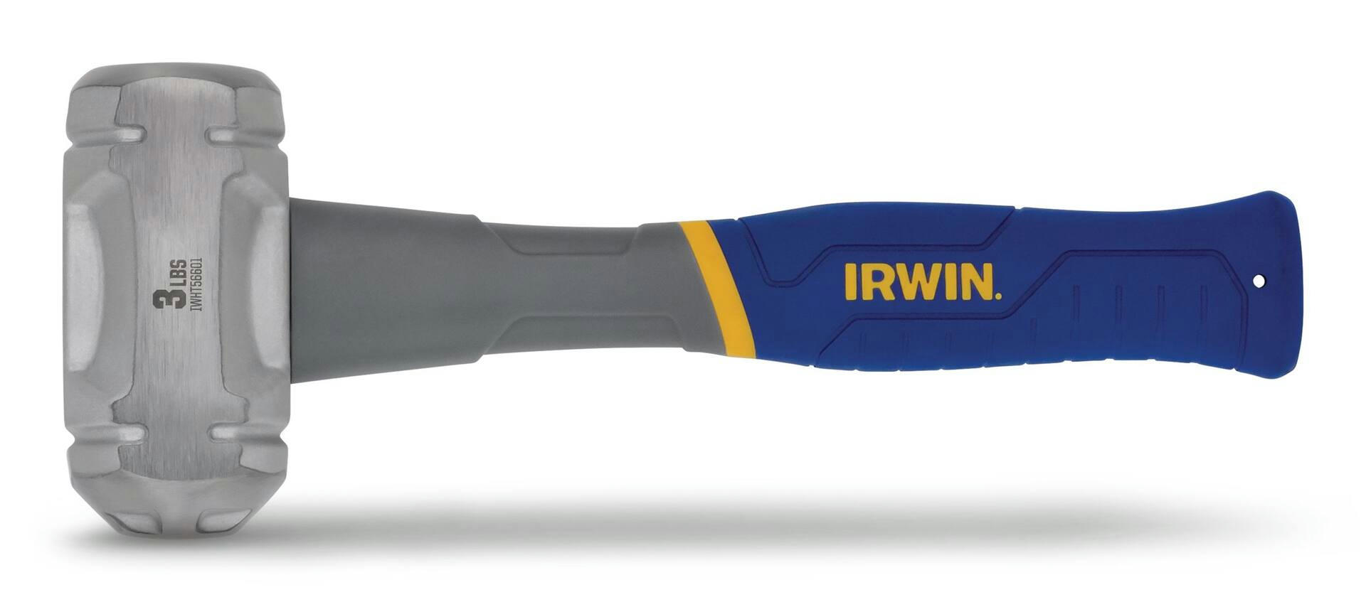 Irwin Bullet Nose Fiberglass Core Drilling Sledge Hammer, 3-lb