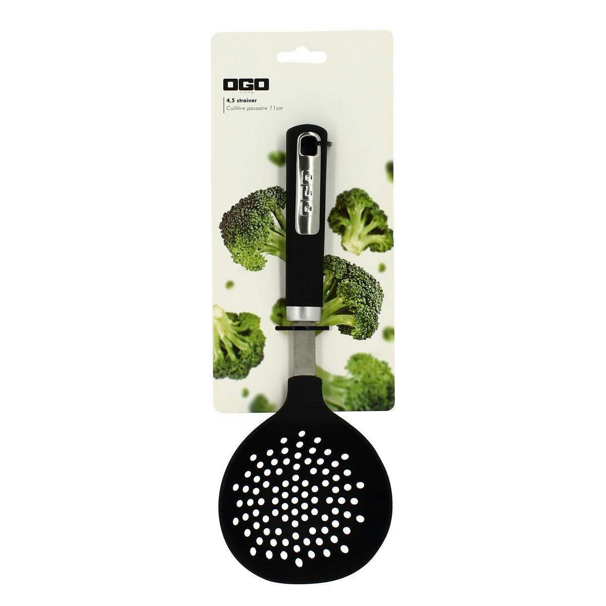 NEST - Cuillère passoire en silicone et inox