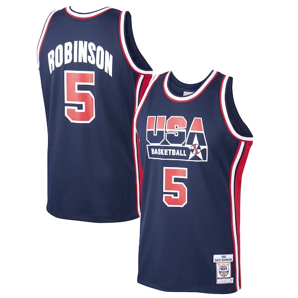 David Robinson USA Basketball 1992 Dream Team Authentic Jersey - Navy