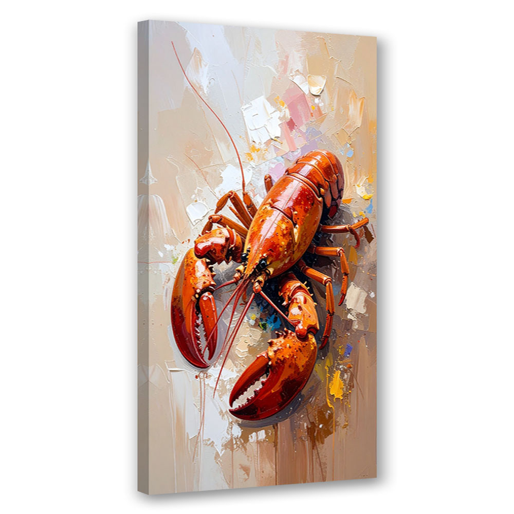 Feeby Obraz nowoczesny do kuchni baru restauracji, Rak Jedzenie 40x80