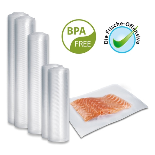 Profi-Folienset 3, 50 Folienbeutel, 5 Folienrollen, 150 µm
