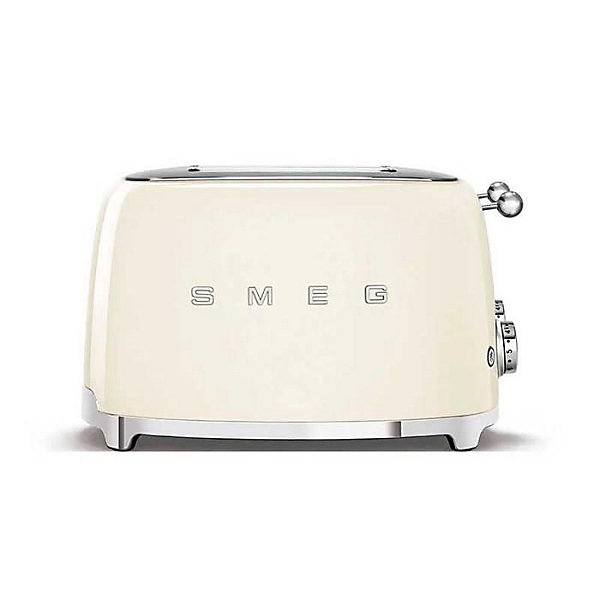 Grille-pain SMEG 4 tranches Années 50 - 2000W B Chromé TSF03SSEU Métal