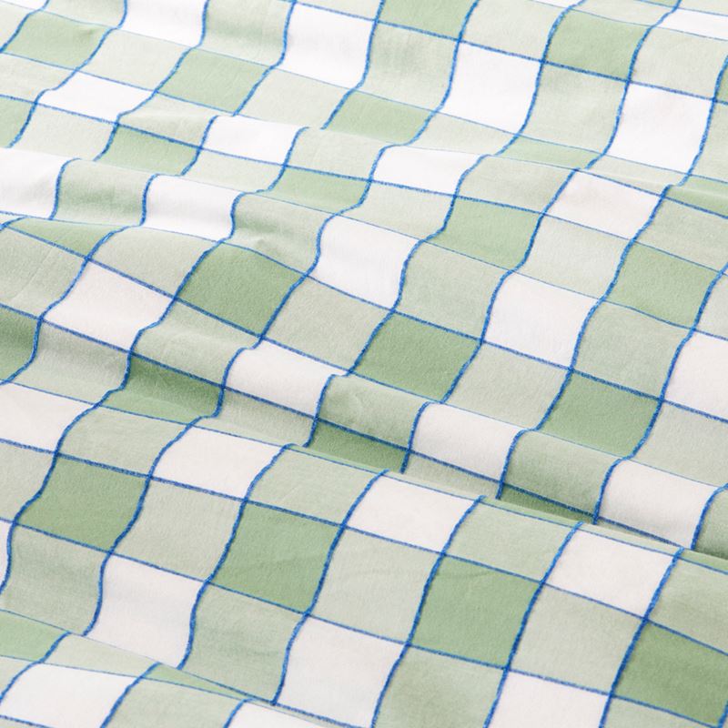 Carter Check Fern Quilt Cover Set