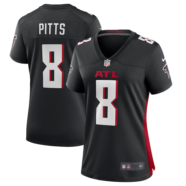 Kyle Pitts Atlanta Falcons Nike Women's 2021 NFL Draft First Round Pick Player Game Jersey - Black/Red