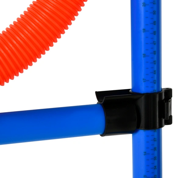 Agility Ausrüstung, blau/rot, für Hunde