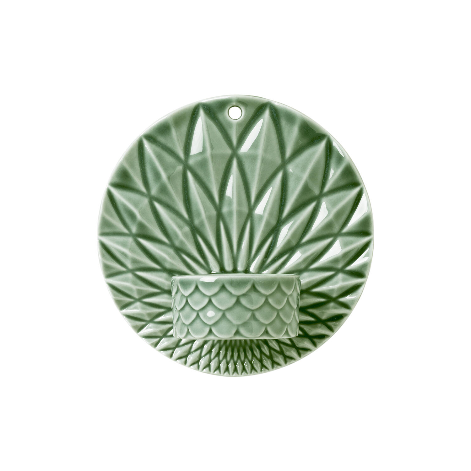 Pipanella Wall Votive Scales fyrfadsoph&aelig;ng, green