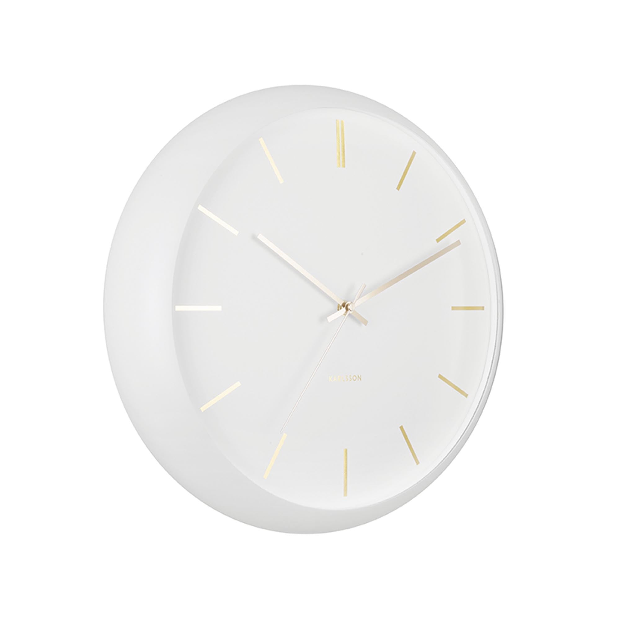 Karlsson wandklok - wit - Ø40cm