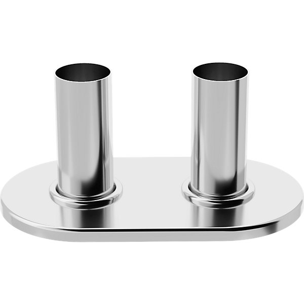 Mexen Uni-Term R ensemble de masquage double pour radiateur, chromé - W905-000-01