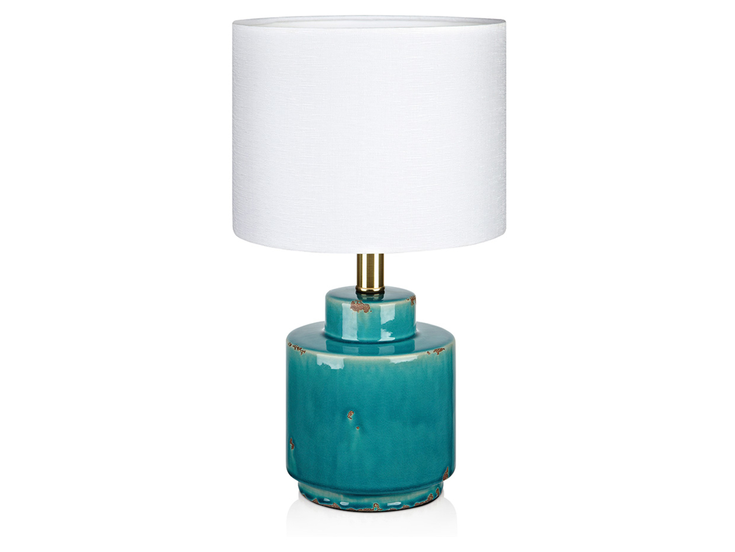 Lampa stołowa Cous ceramiczna niebieska