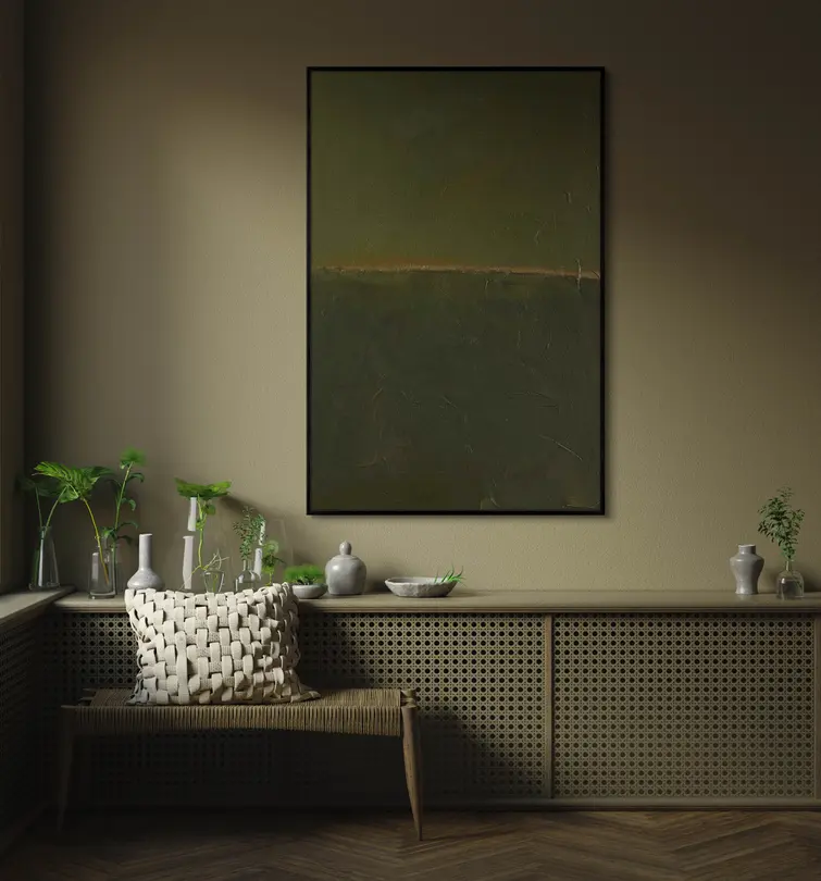 Bild mit Rahmen Design Painting