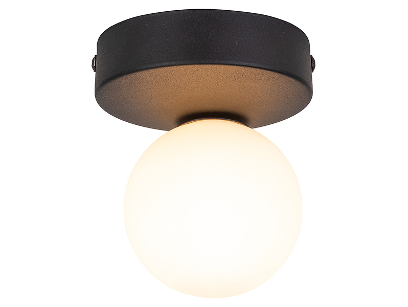 Lampa natynkowa Bianca szklana biała