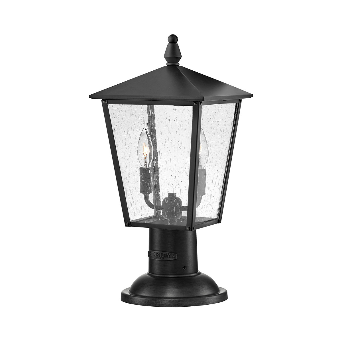 Lampa ogrodowa czarna Huntersfield wys:44,4 cm 2xE14x40W IP44 Hinkley