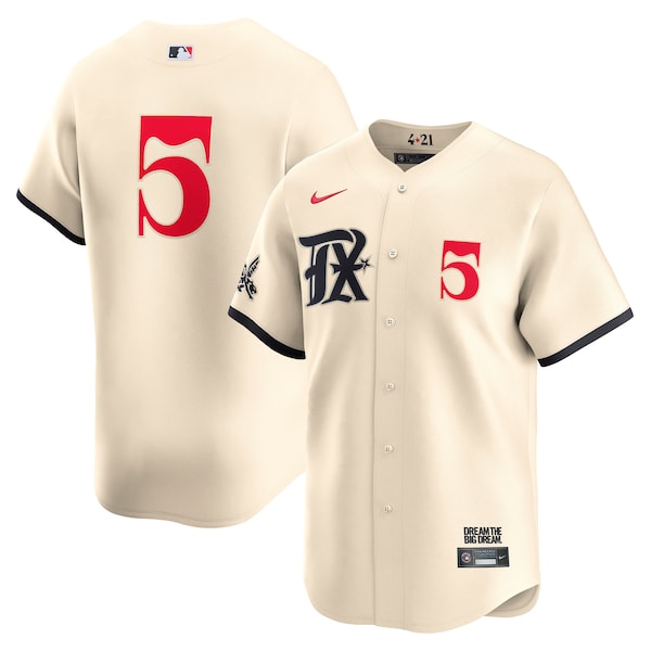 Corey Seager Texas Rangers Nike City Connect Limited Jersey - Cream