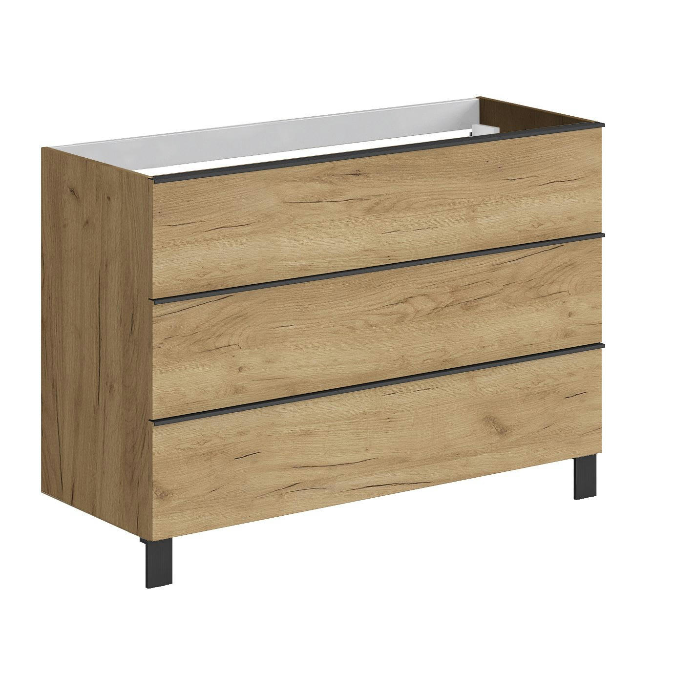 SANTIAGO - Meuble sous-vasque L120 x H75 x P46 cm