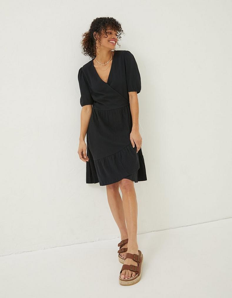 Danica Jersey Wrap Dress