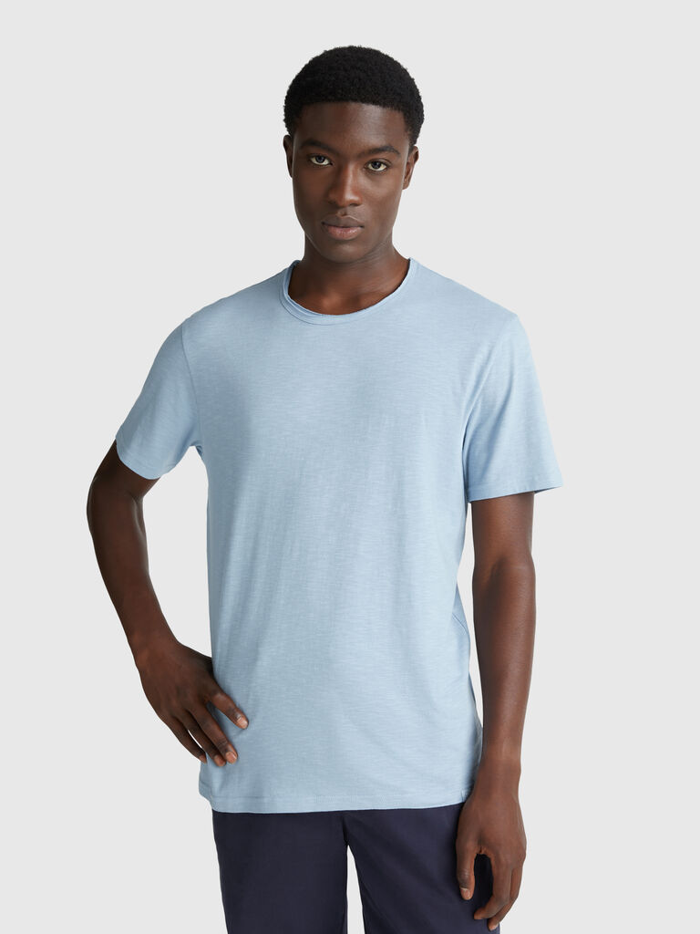 Slub cotton t-shirt