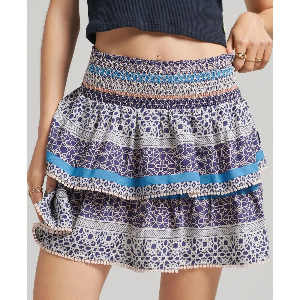 Superdry Vintage Tiered Mini skirt