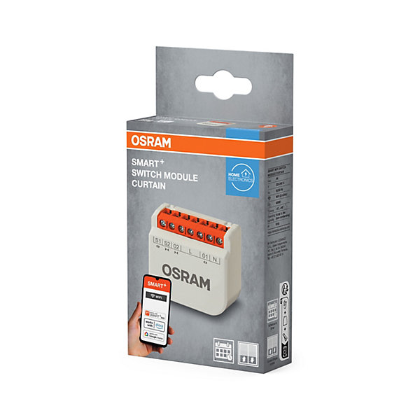 OSRAM Module de commutation WiFiSMART  pour volet roulant, moteur 4A, blanc