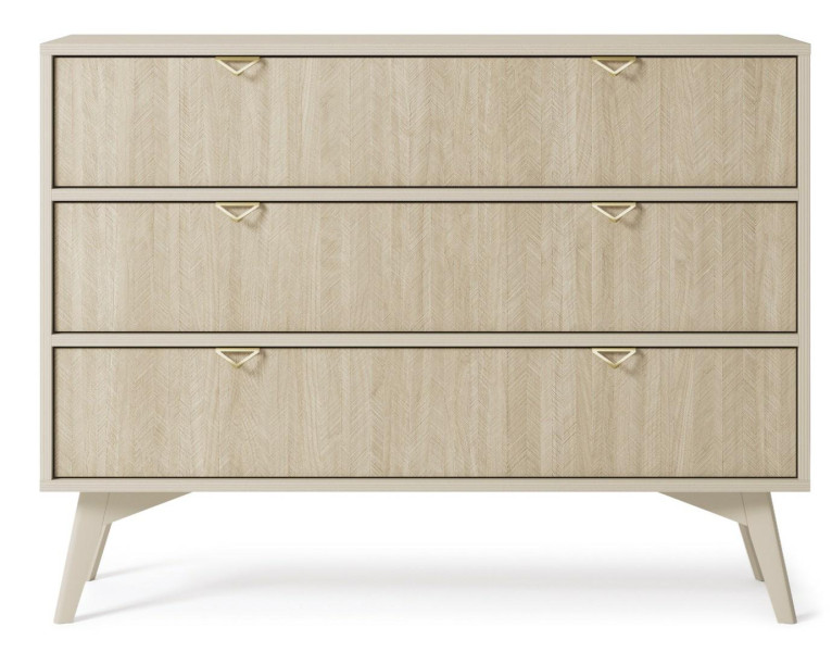 Komoda Lugano Wood 3 szuflady naturalna