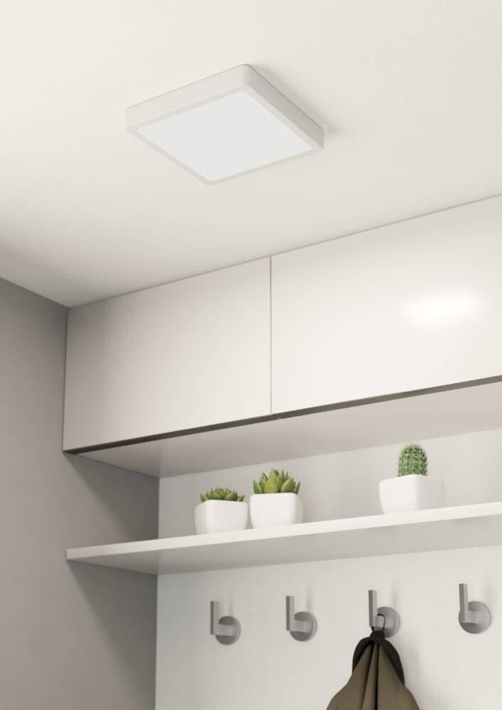 TAKLAMPE FUEVA5 FIRKANTET 210X210 3000K 16,5W HVIT