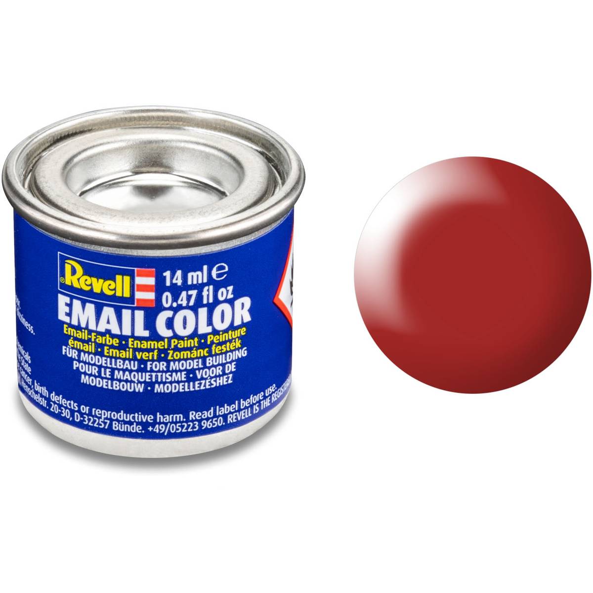 Revell Fiery Red Silk Enamel Paint 14ml (30)