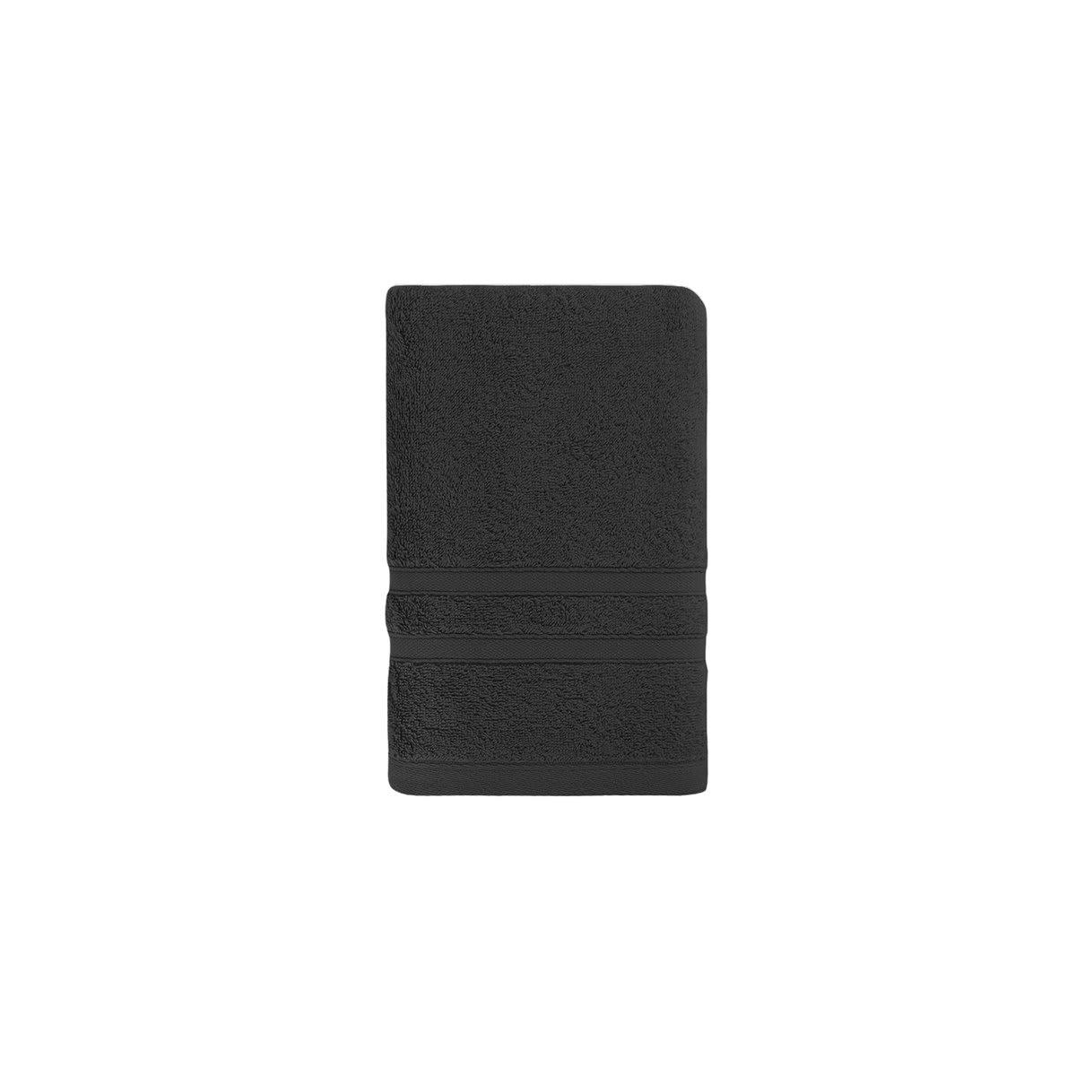 ORGANIKA - 2 serviettes en coton bio Carbone 50x100 cm