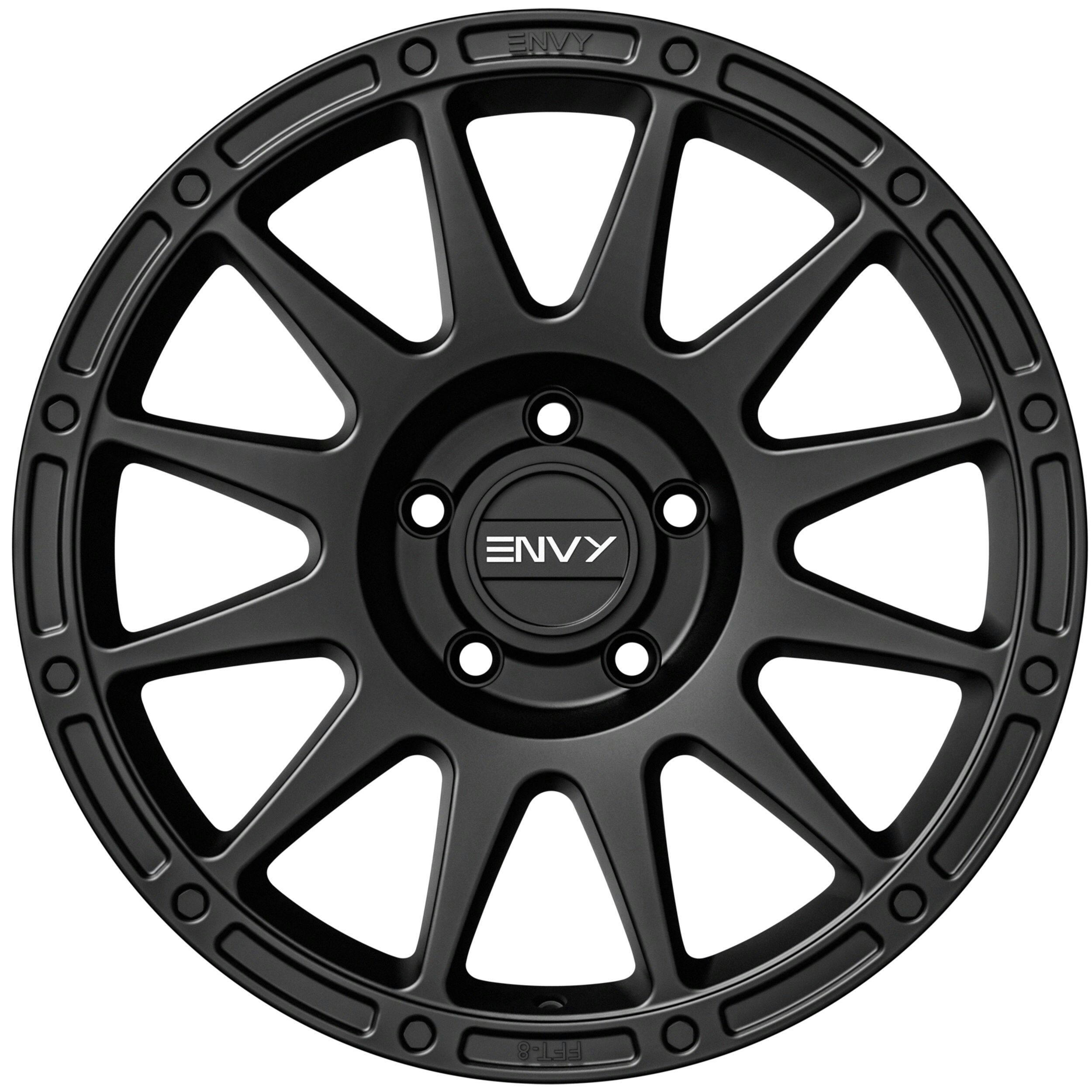 Envy FFT-8 Alloy Wheel, Matte Black