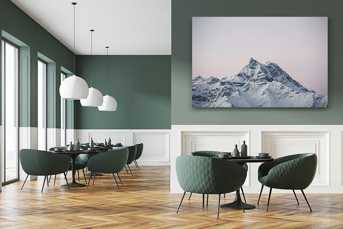 MATIN ROSÉ - Photographie d'art des BestJobers 60x90 cm sur alu