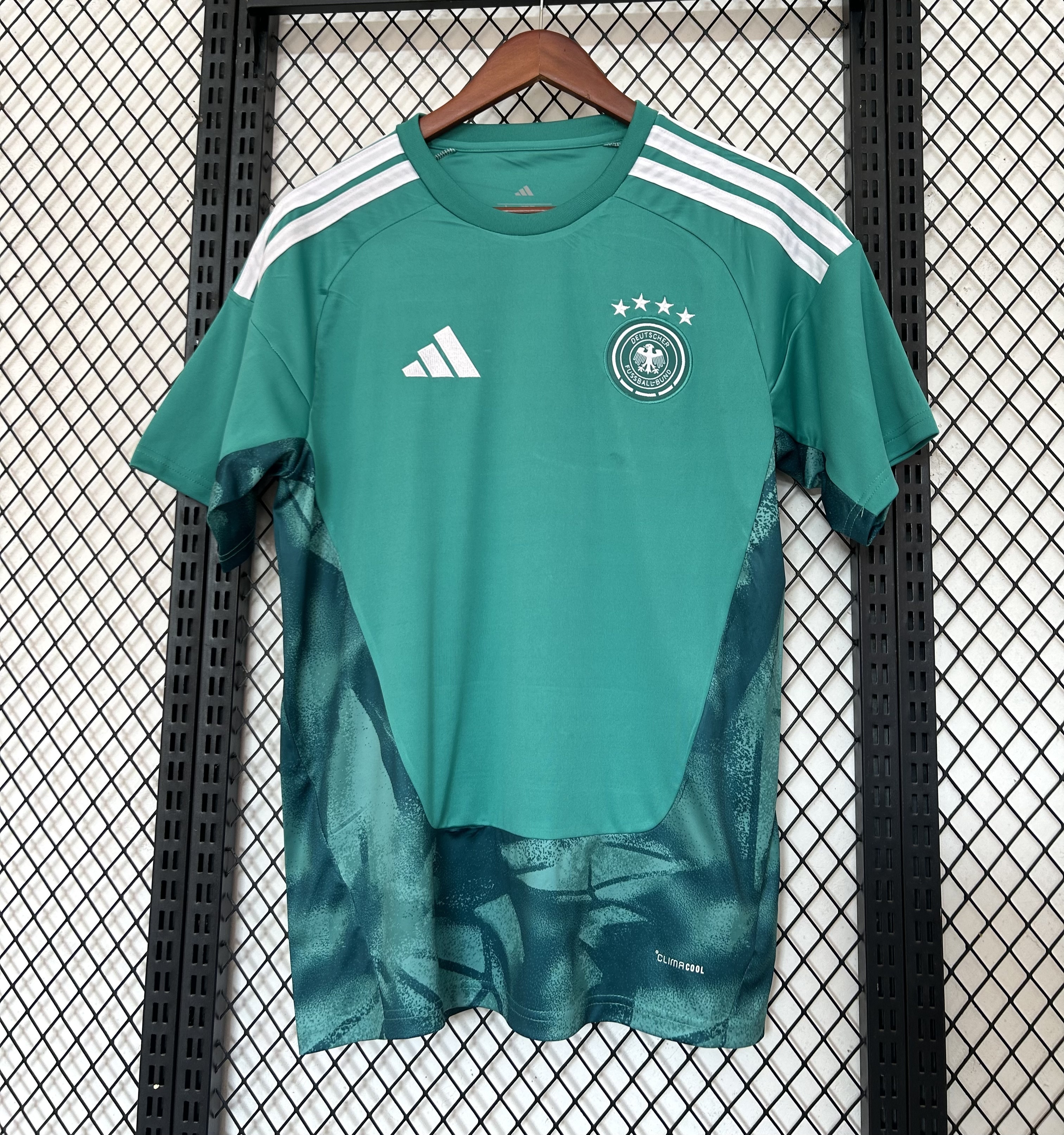 Germany National Team Adidas 2026 Away Jersey - Green / Dark Green / White