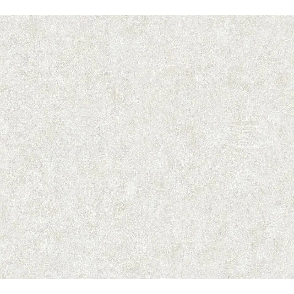A.S. Cr&eacute;ation behang effen grijs en beige - 53 cm x 10.05 m