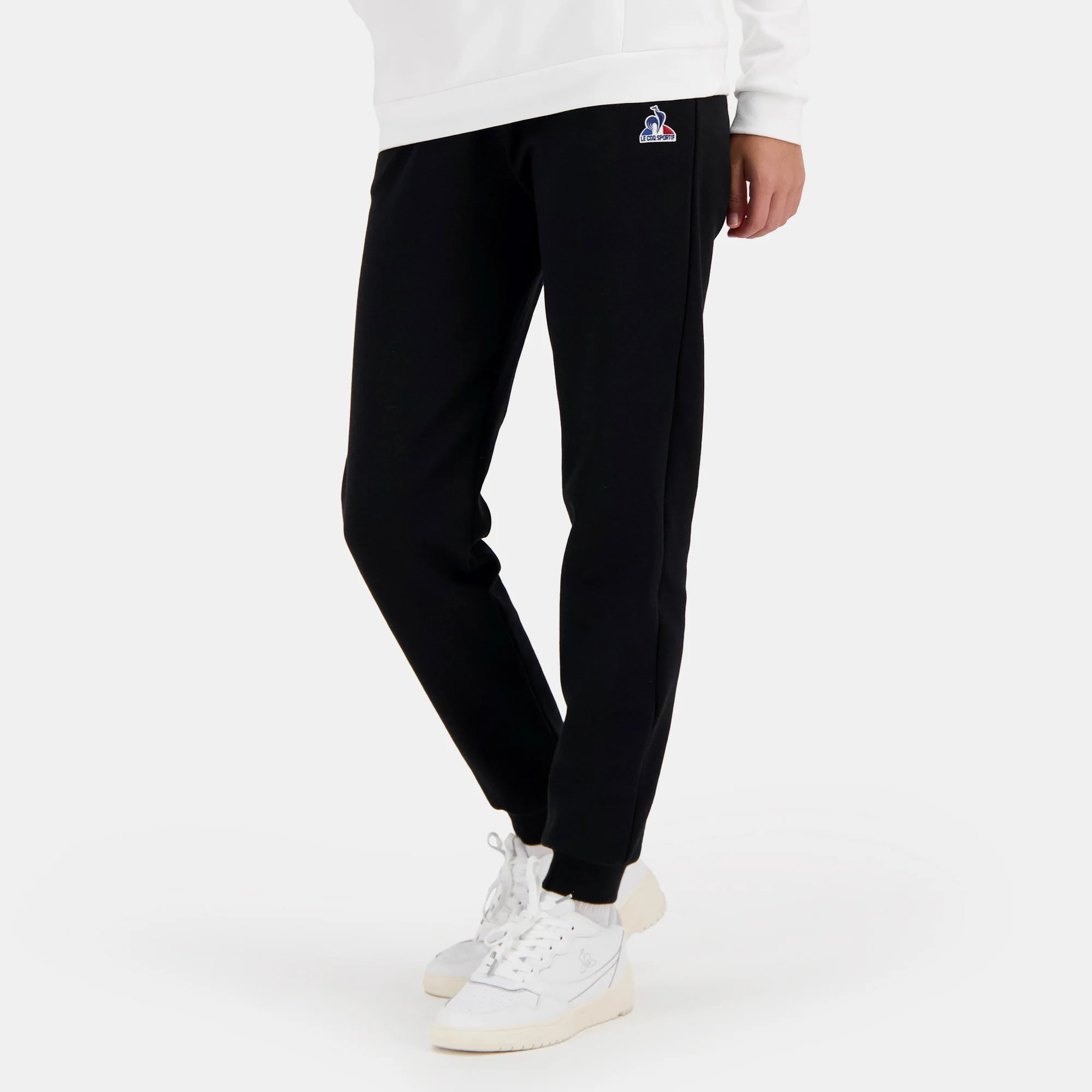 Pantalon Essentiel double face avec badge logo brodé