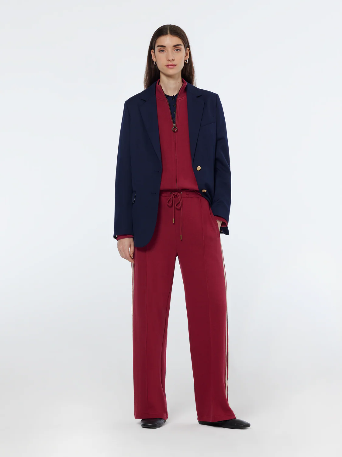 Boyfriend Gabardine Twill Blazer